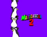 Desenho Madagascar 2 Pingüinos pintado por Tomás