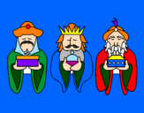 Desenho Os Reis Magos 4 pintado por luccas