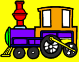 Desenho Comboio pintado por jony