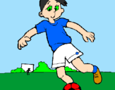 Desenho Jogar futebol pintado por MONTILLO
