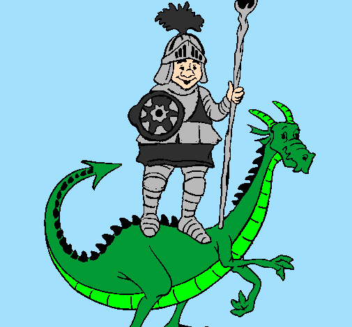 Cavaleiro São Jorge e o dragão