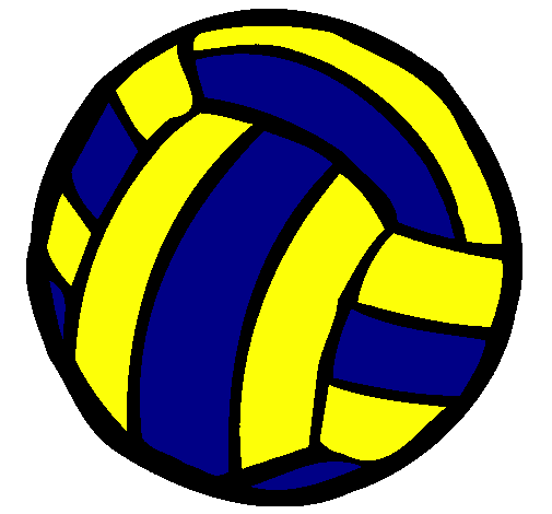 Desenho Bola de voleibol pintado por pelota