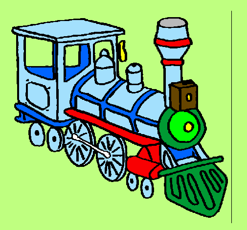 Desenho Comboio pintado por TRENIS