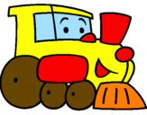 Desenho Comboio pintado por Sebastião