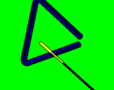 Desenho Triângulo pintado por  rock in rool