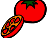 Desenho Tomate pintado por tomato