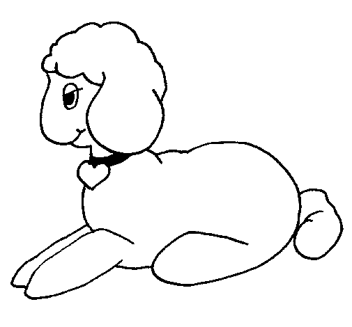 Desenho Ovelha pintado por ovelha