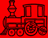 Desenho Comboio pintado por diego