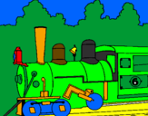 Desenho Locomotiva  pintado por Eduardo