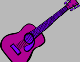 Desenho Guitarra espanhola II pintado por rafarinha20