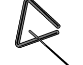 Desenho Triângulo pintado por carlos