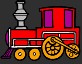 Desenho Comboio pintado por eduardo