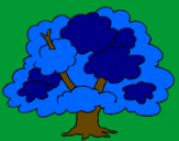 Desenho Árvore pintado por  Cidinha