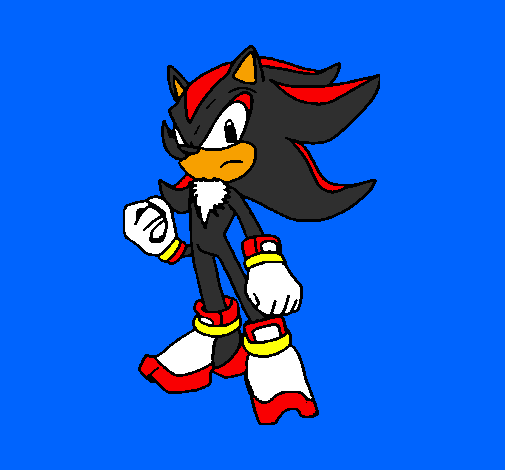 Desenho de Sonic pintado e colorido por Usuário não registrado o dia 21 de  Abril do 2011