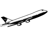 Desenho Avião no ar pintado por ~tt