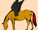 Desenho Pégaso pintado por Pegasus