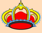 Desenho Corona pintado por Diamante