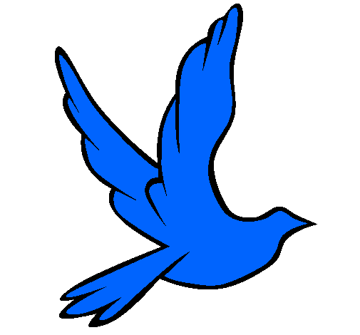 Desenho Pomba da paz a voar pintado por ego1