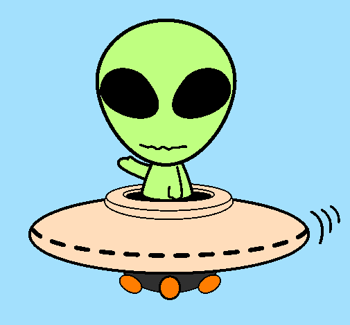 Desenho de Alienígena pintado e colorido por Usuário não registrado o dia  21 de Maio do 2011