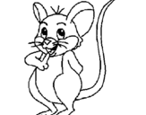 Desenho Rato pintado por top gigo