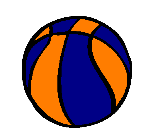 Desenho de A bola de basquete pintado e colorido por Usuário não registrado  o dia 13 de Fevereiro do 2020
