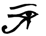 Desenho Olho de hórus pintado por Simbolo Negro