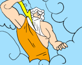 Desenho Zeus pintado por Zeus O Deuus