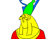 Desenho Horus pintado por jaderson