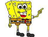 Desenho SpongeBob pintado por vitoria