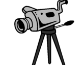 Desenho Câmera de cinema pintado por filipe02