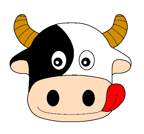 Desenhos para colorir de desenho de uma vaca maluca para colorir online  