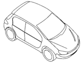 Desenho Carro visto de acima pintado por gujygv