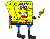 Desenho SpongeBob pintado por brayan