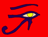 Desenho Olho de hórus pintado por Igor