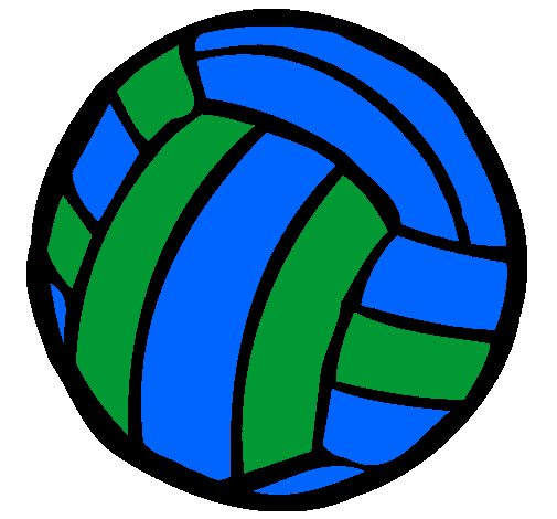 Desenho Bola de voleibol pintado por Shirlei