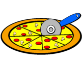 Desenho Pizza pintado por sargefan