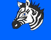 Desenho Zebra II pintado por selvagem