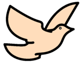 Desenho Pomba da paz pintado por pombinha
