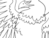 Desenho Águia Imperial Romana pintado por viviane