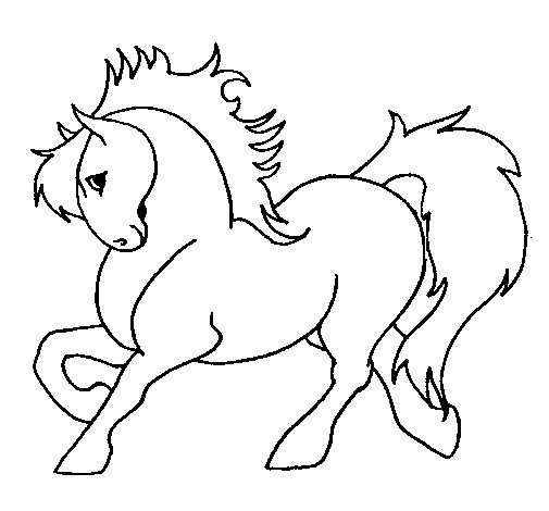 Desenho de Cavalo robusto pintado e colorido por Usuário não registrado o  dia 31 de Agosto do 2011