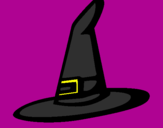 Desenho Chapéu de bruxa pintado por Rakan