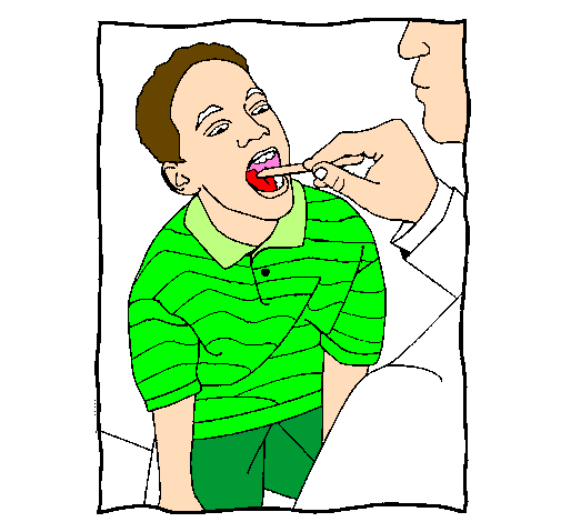 Exame à garganta