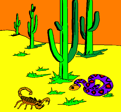 Desenho Deserto  pintado por deserto