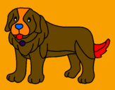 Desenho Cão pigmento pintado por yasmin