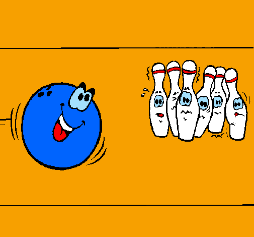 Desenho Bola de bowling pintado por isaac