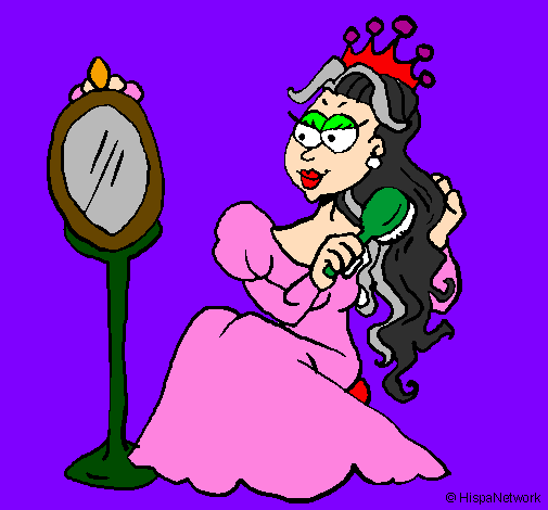 Princesa e espelho