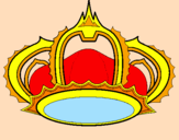 Desenho Corona pintado por coroa dois