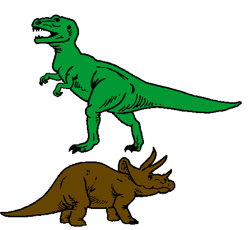 Desenho de T-rex jovem pintado e colorido por Redetho o dia 03 de
