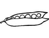 Desenho Ervilhas pintado por Euzilene