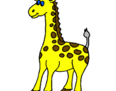 Desenho Girafa pintado por PEDRO
